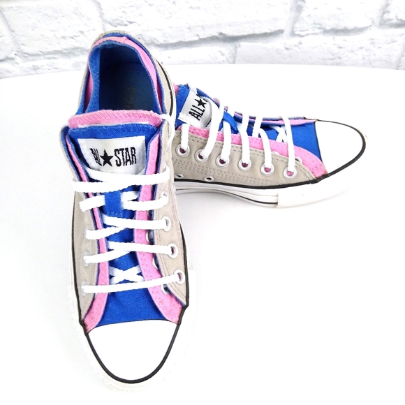 Converse Shoes - Converse Double Upper Color Block Sneakers 7